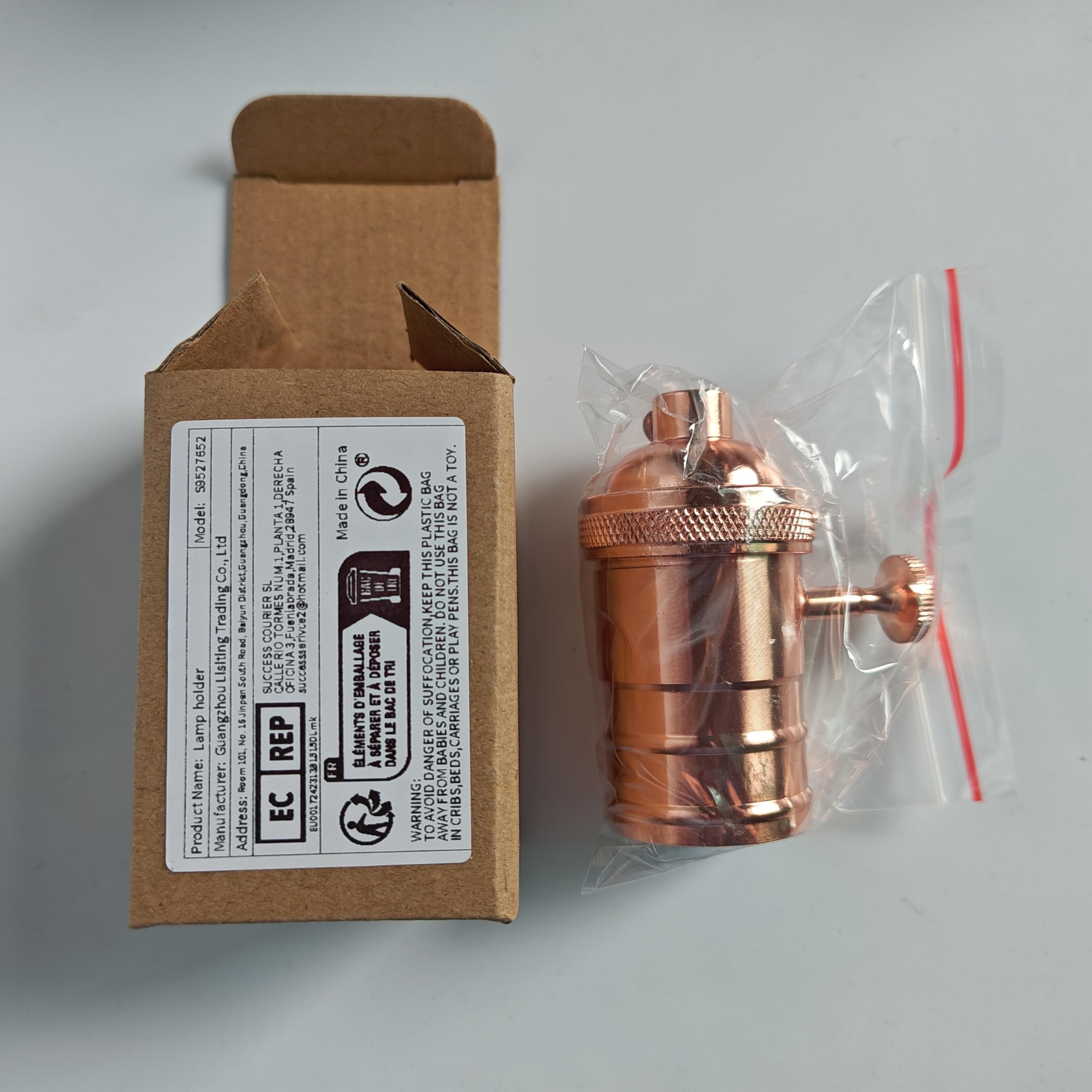 VIEVRE 3m Lampenfassung E27 Mit Kabel Und Schalter, EU Stecker, E27