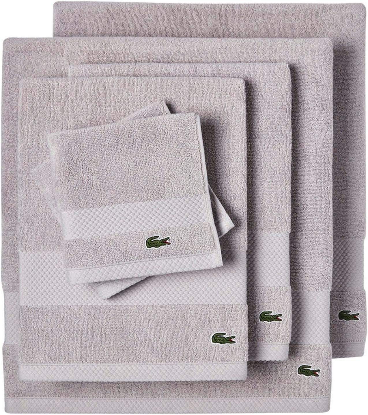 Lacoste Heritage Supima Cotton 6Piece Towel Set, 2 Bath