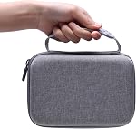 LTGEM Hard Travel Case for iHealth Track Smart Upper Arm Blood Pressure Monitor - Protective Carrying Case Bag(Inside: 7" x 4.8" x 2.2"), Case Only, Grey