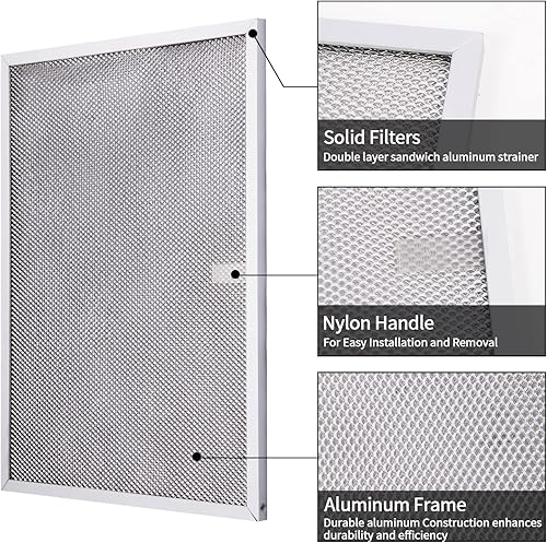 Miniatura 5 de BPS1FA30 - Filtro de repuesto para campana extractora Broan Nutone QS1 WS1 de 30 pulgadas, sustituye a 99010299, S99010305, AP3378953 Filtros de