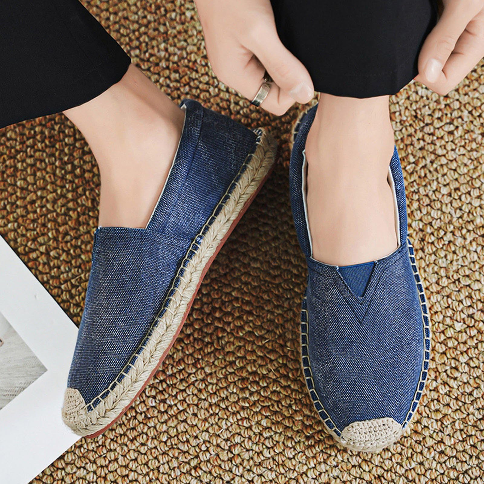 Alexis Leroy Handmade - Alpargatas clásicas para hombre