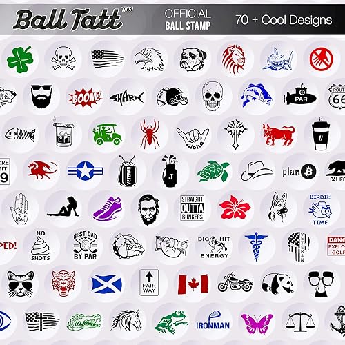 Miniatura 5 de Sello de pelota de golf, sello de pelota de golf, marcadores de sellos de pelotas de golf autoentintados, herramienta de marcado de pelotas de golf