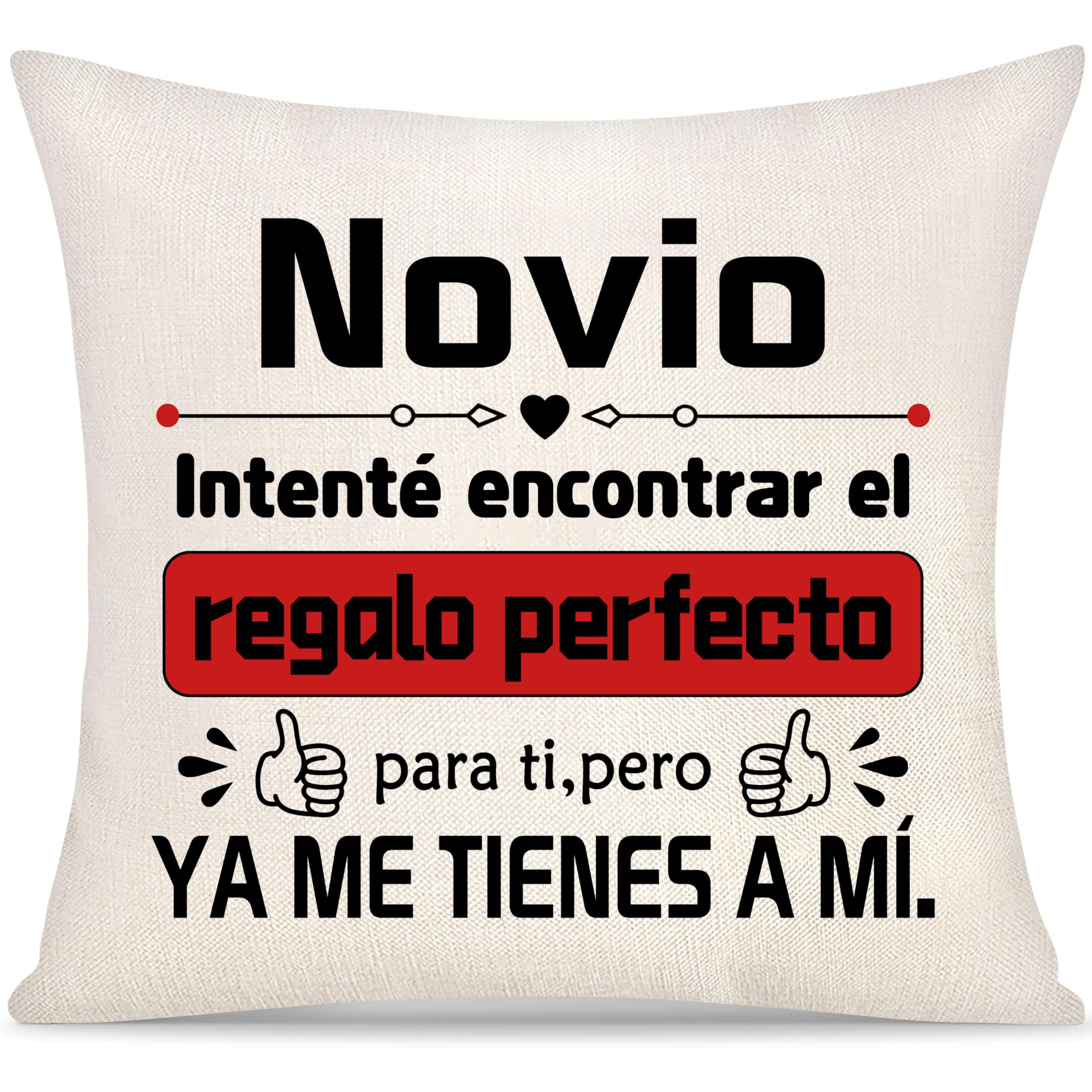 Yoskiasd Boyfriend Cushion Cover Gift Tried to Find Man Couples Girlfriend Lover Anniversary Valentine's Day Thank You Ideal Original Birthday Gift Christmas (Boyfriend-a)