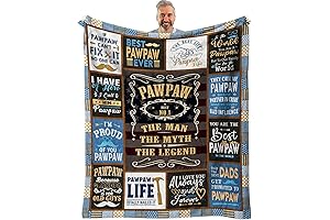 Pawpaw Gifts Throw Blanket, Gifts for Pawpaw from Grandkids