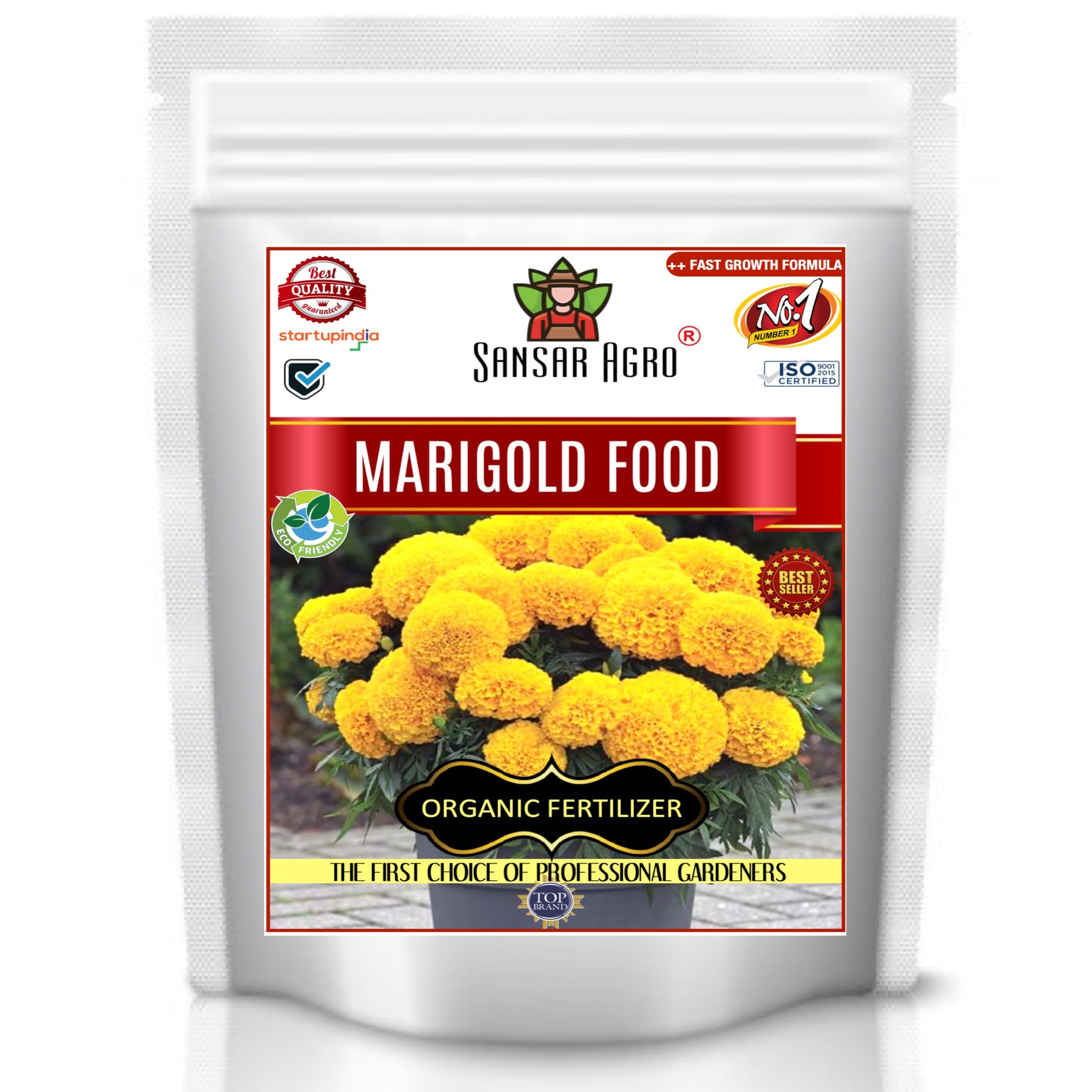 Sansar Agro® Marigold Food, Essential Organic Fertilizer for Marigold Plants, Double Filtered with All Required Nutrients and Active Micro-Organism for heavy flowering (5 kg) (B09HMFVR11) Amazon Price History, Amazon Price Tracker