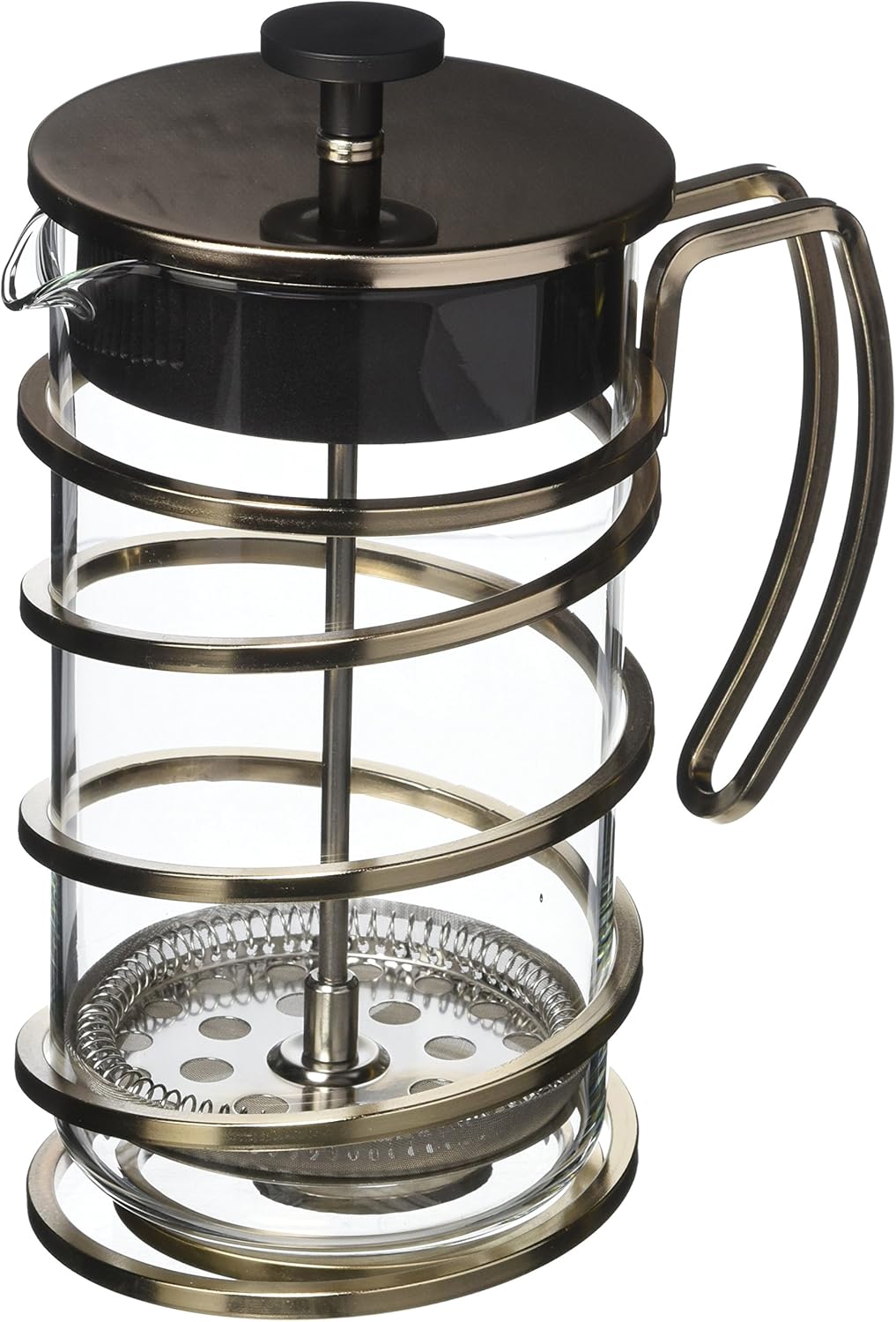 Gold 1 Liter French Press Coffee Maker by Clever Chef
