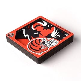 YouTheFan NFL Cincinnati Bengals 3D Logo Series Magnets