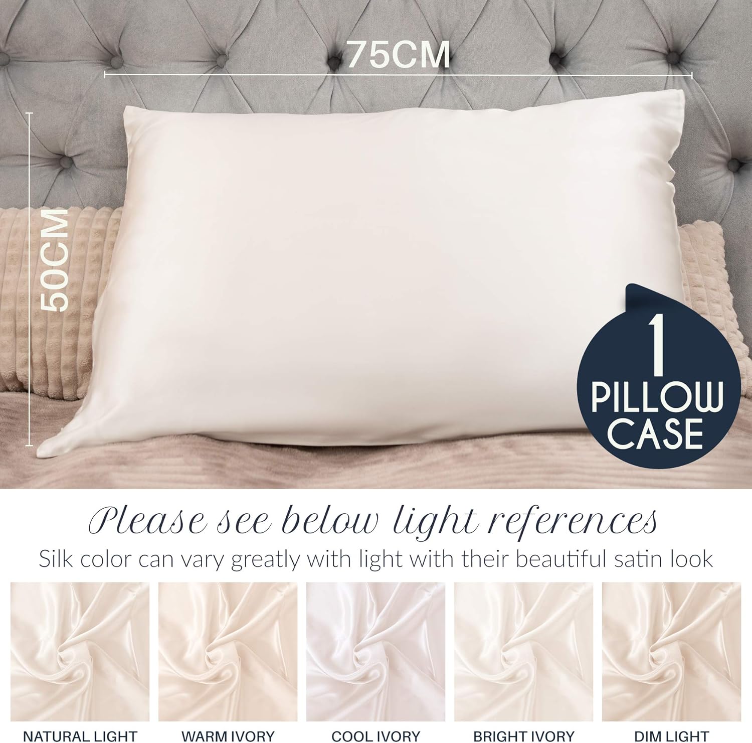 double sided silk pillowcase