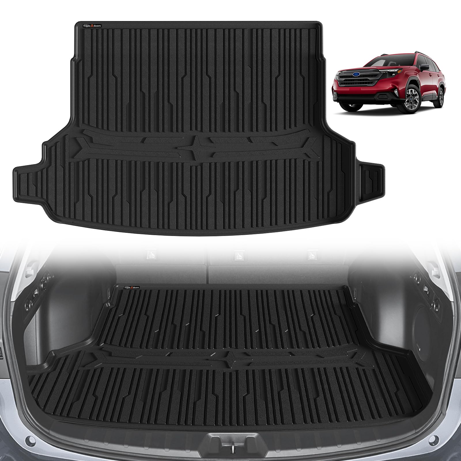 TripleAliners Trunk Mat for 2025-2026 Subaru Forester, Not Fit Hybrid