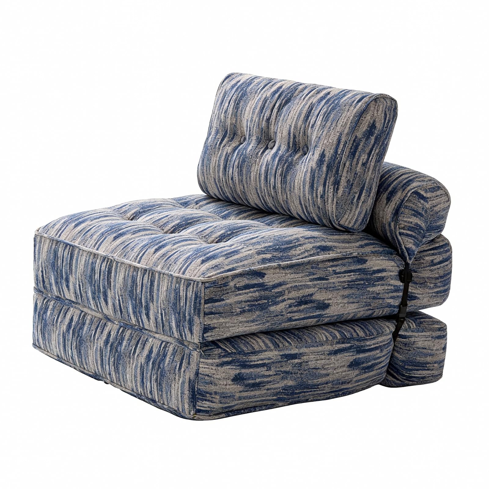 Airynee Folding Sofa Bed, Convertible Sleeper Chair, Floor Couch for Adults with Back Support and Pillow, Comfy Floor Sofa Lounge for Small Spaces,