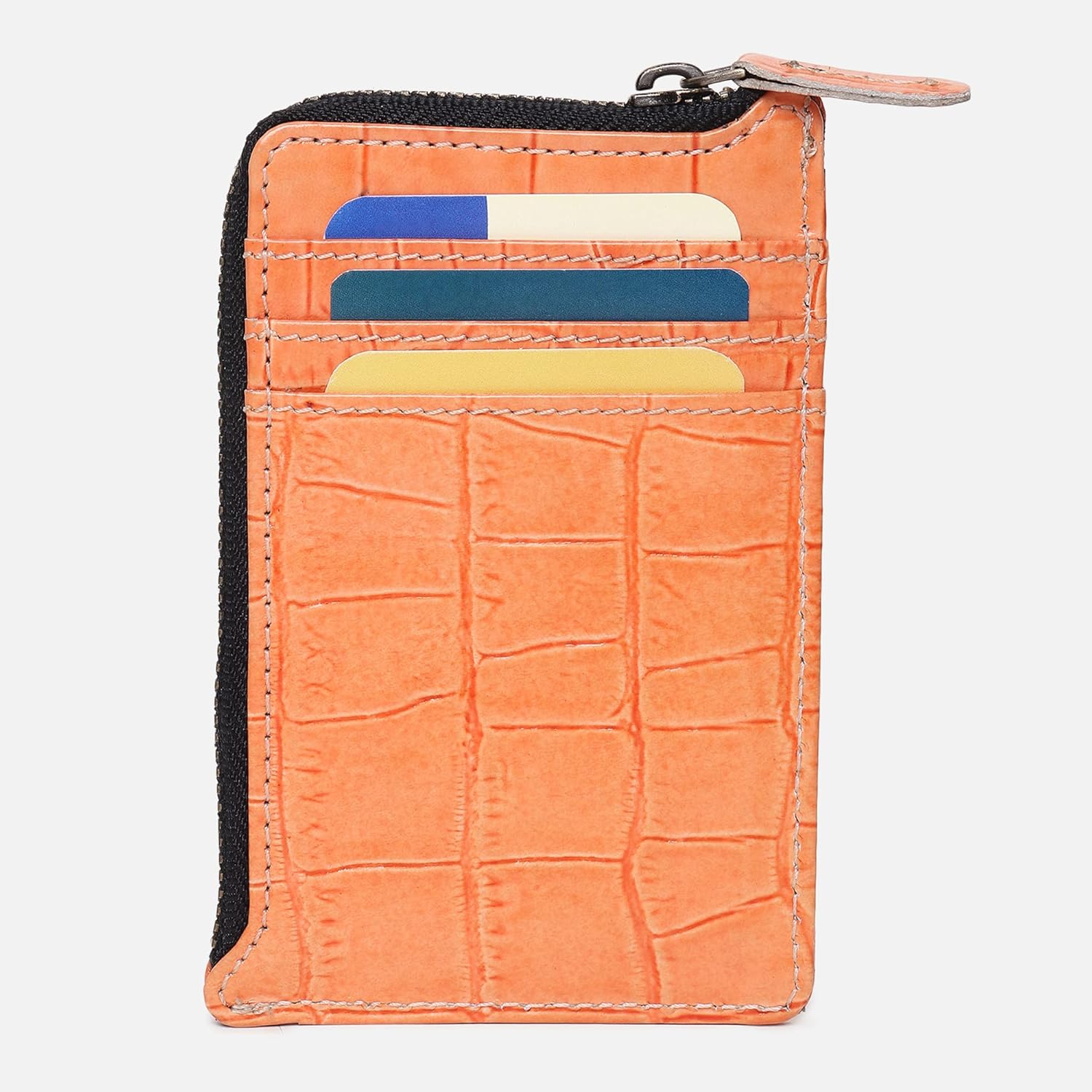 Genuine Leather Credit Card Holder Wallet for Women Men RFID Blocking Minimalist Card Holder Men, Small Wallet - Image 5