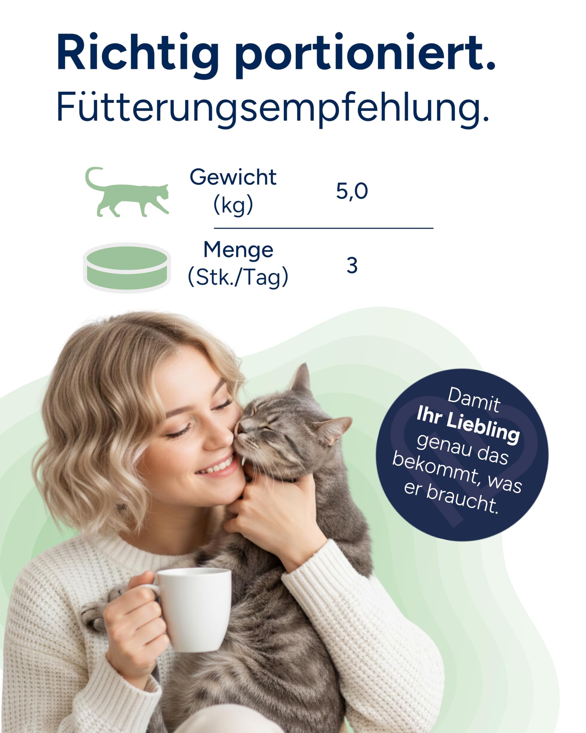 NutriLabs Placamax® Katzen-Tabletten 90 STK. - Gesundheitsprodukte - Verdauungstabletten - Nahrungsergänzung für Katzen - Ergänzungsfutter mit Pankreas-Pulver u.v.m.