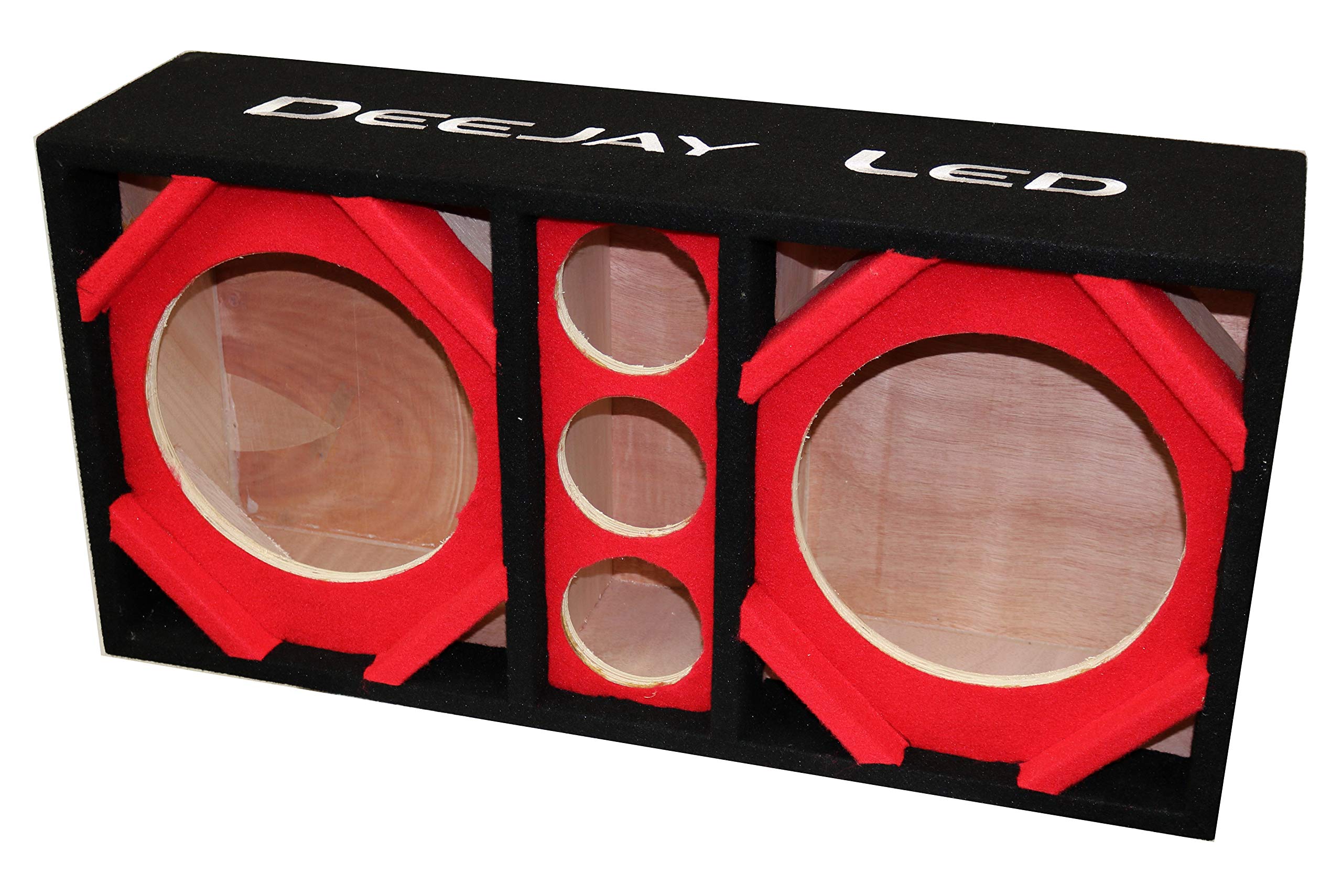Amazon.com: DEEJAY LED Two 10-in Woofers Plus Three Tweeters RED