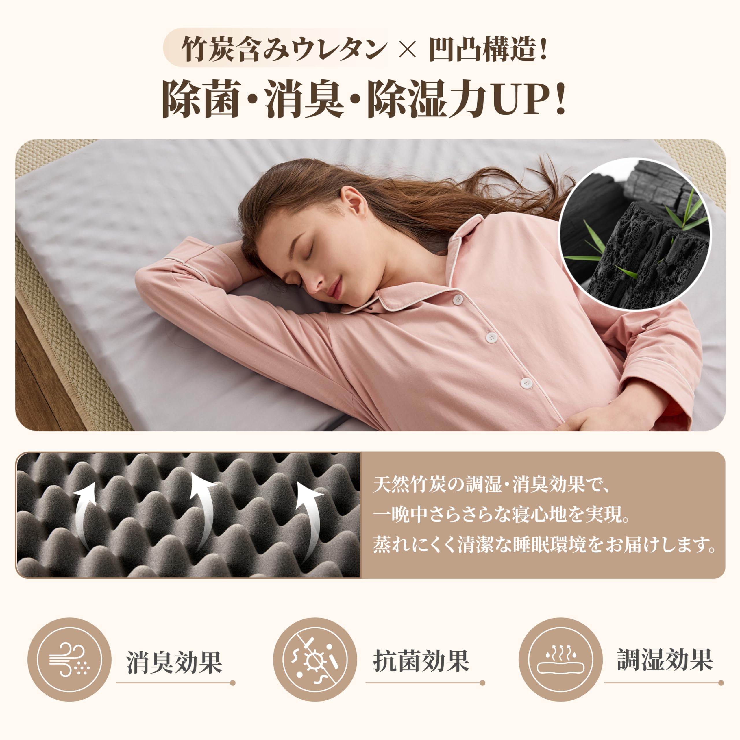 Amazon.co.jp: Wellflex マットレス ダブル 三つ折り 硬いマットレス
