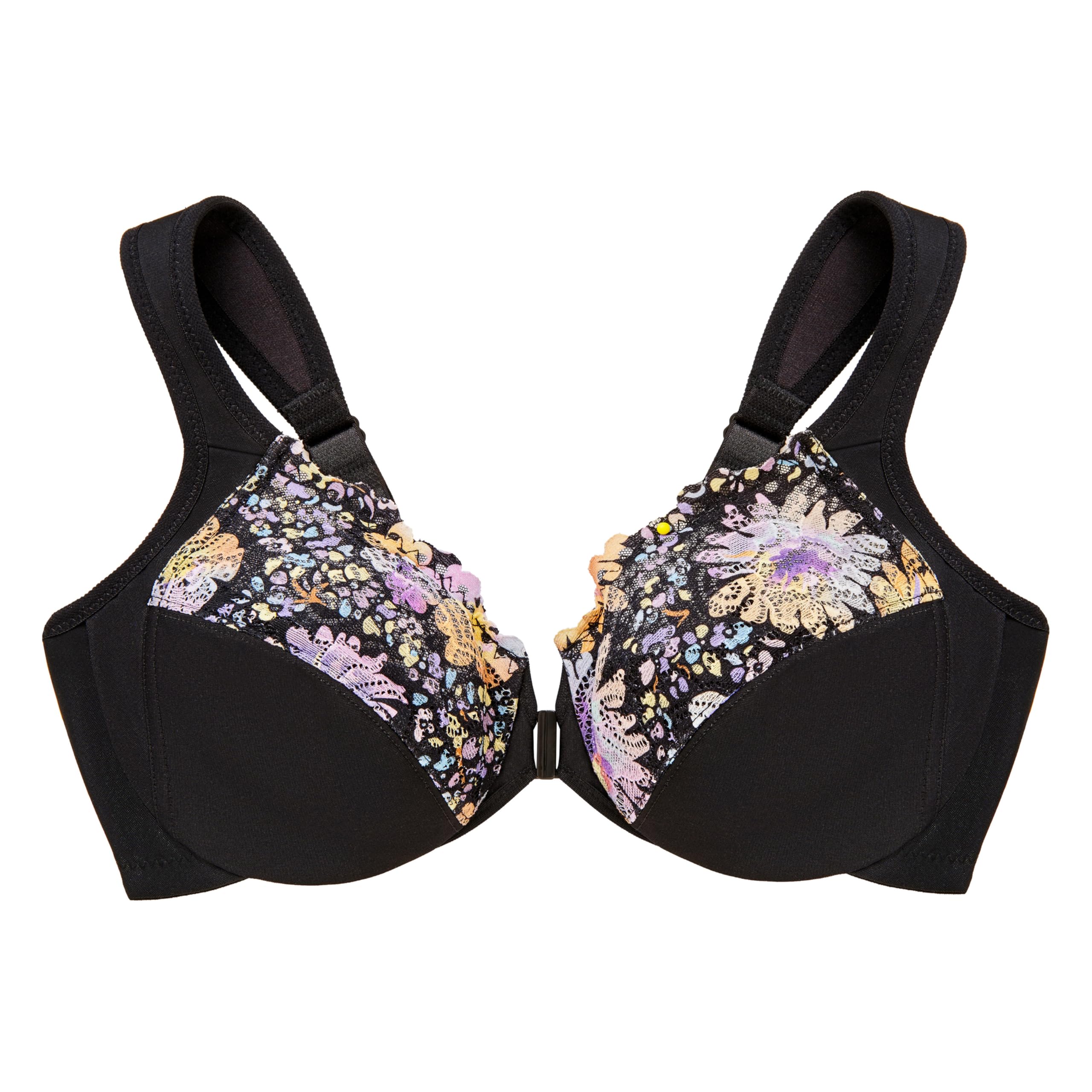 Glamorise Wonderwire Front-Closure Bra Underwire #1245 Reggiseno con Scollatura a V Donna (Pacco da 1)