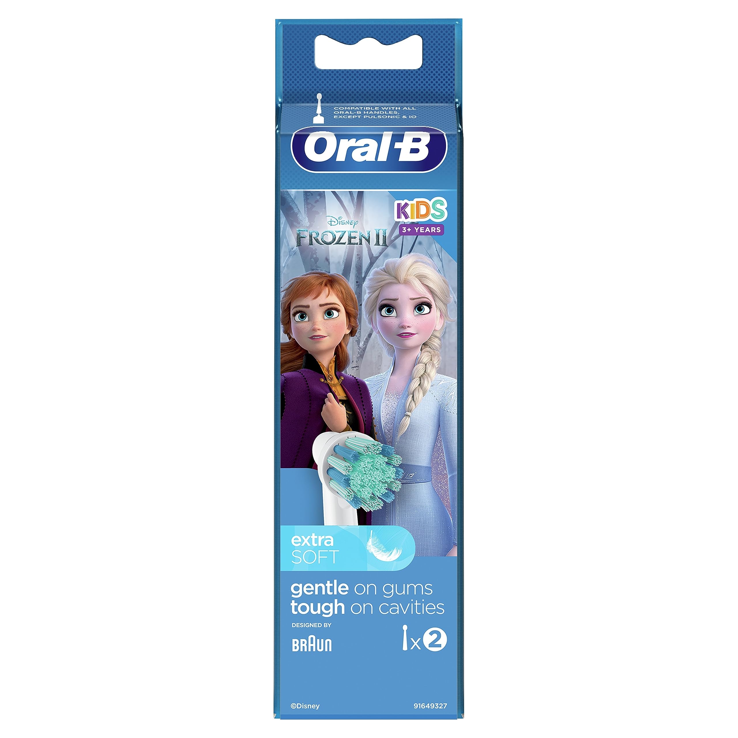 Oral-B Refial 383239 Cardboard 12 Pack Replacement Heads for Frozen Electric Toothbrushes