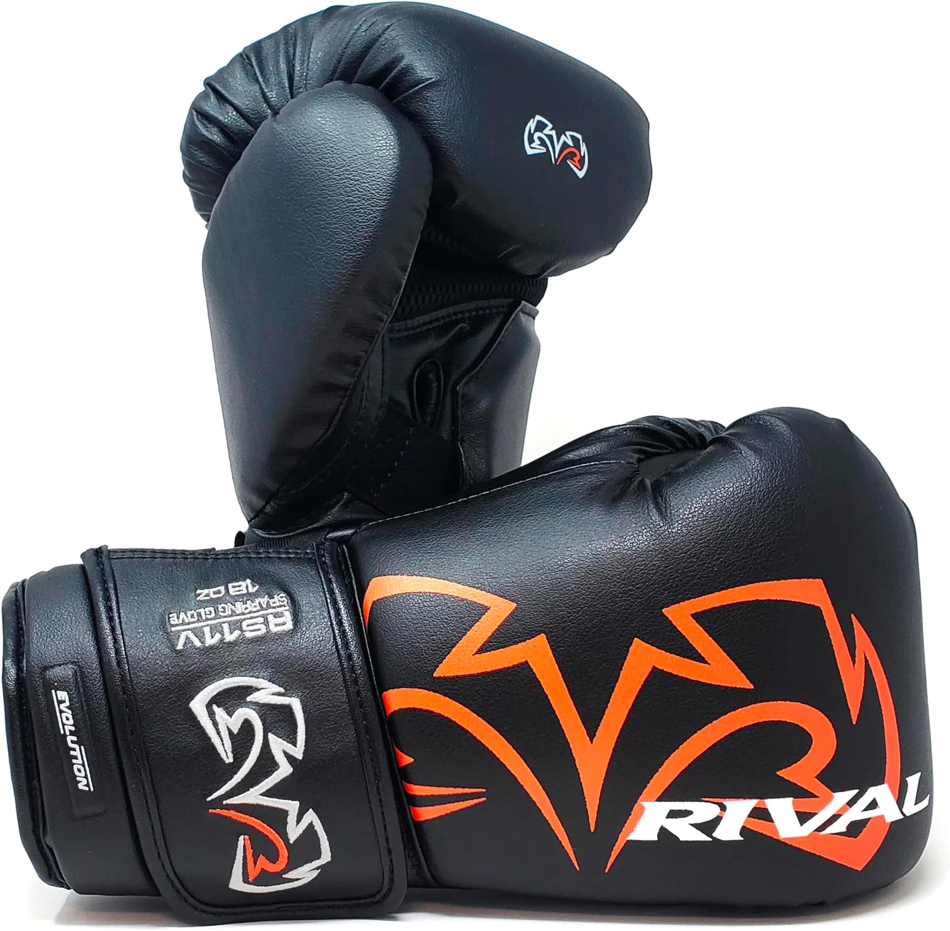 Boxing RS11V Evolution Sparring Gloves, Extra-Thick 2โ Padding, V-Strap Wrist Lock 2 System, Large Hand Compartment, and 15 Degree Angle Cuff