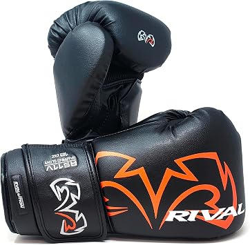 RIVAL Boxing RS11V Evolution Sparring Gloves, Extra-Thick 2 Padding, V-Strap Wrist Lock 2 System, Large Hand Compartment, and 15 Degree Angle Cuff