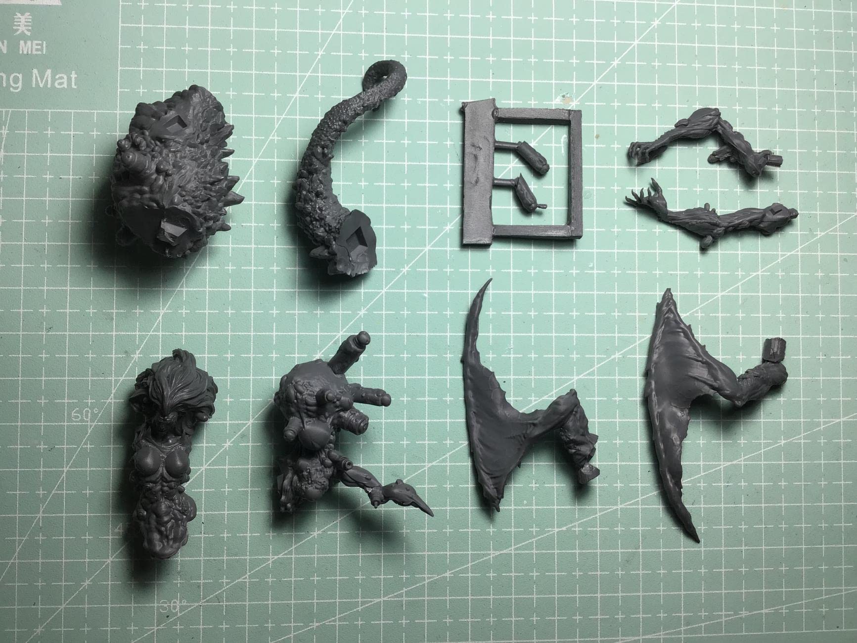 115mm Harz Modell Abbildung Kits GK ， Unmontierter unbemalter Bausatz
