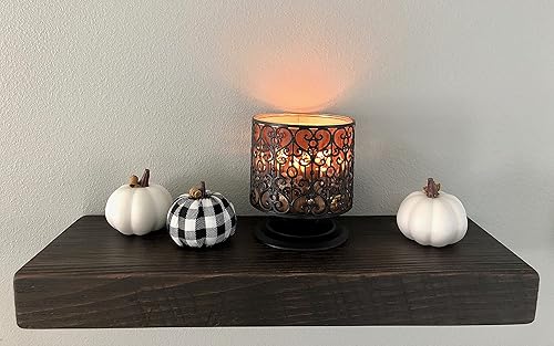 Miniatura 2 de Joel's Antiques Estantes flotantes de madera de 18 pulgadas para pared, 18 x 8 x 2 pulgadas, hechos de madera natural, estantes de pared rústicos