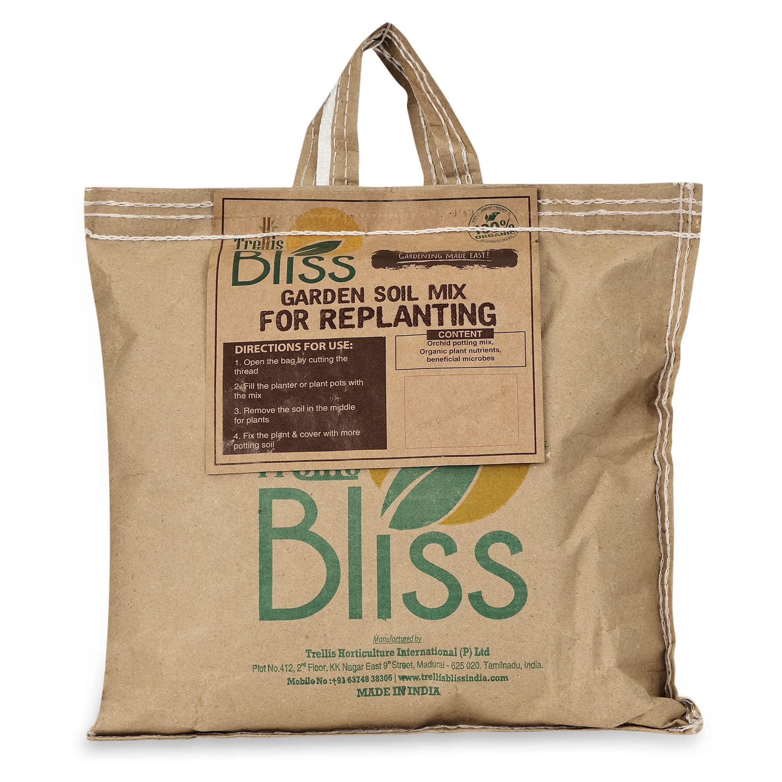 Trellis Bliss Enriched Garden Soil Mix (5L) | Well-Drained | vermicompost Fertiliser Manure for Plants | for All Vegetables, Fruits, Flowers, Trees shrubs, and House Plants | (B0BCFSDSV7) Amazon Price History, Amazon Price Tracker