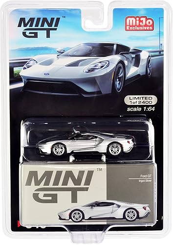 Truescale Miniatures GT Ingot Silver Metallic Edición Limitada a 2400 Piezas en todo el Mundo 164 Modelo de Auto Fundido a Presión por True Scale