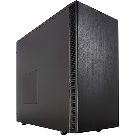 Fractal Design Define R5 - Mid Tower Computer Case - ATX - Optimized for High Airflow and Silent - 2X Dynamix GP-14 140mm Silent Fans Included - Water-cooling Ready - Black