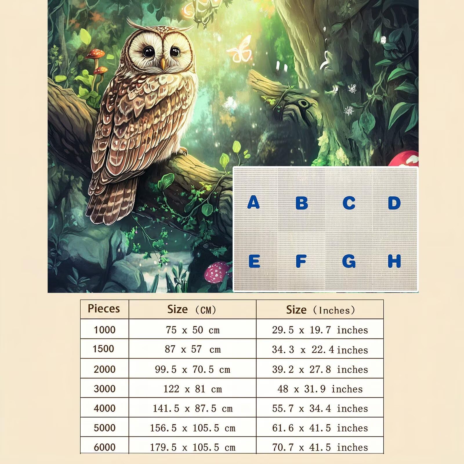Puzzle 1500 Teile, Holzpuzzle Erwachsene [AAA], Impossible Game 87 x 57 cm, Kniffliges Denksport Spiel für Männer Frauen, Familienspiel, DIY Home Dekor,Geschenk für Geburtstag, Tier Wald f0-168