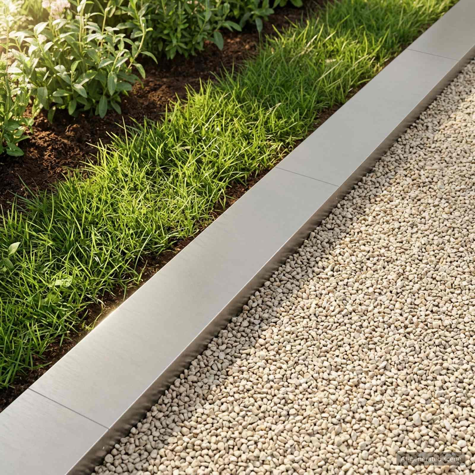 vidaXL Perfil de Cobertura para jardín 10 uds. 100 x 20 x 5 cm