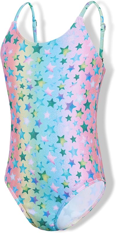 Zando Girls Bathing Suit Sizes 2-10, Adjustable-Strap One-Piece | Soft Stretch Fabric, Adjustable Straps, Full Lining, Non-See-Through Coverage, Stay-Put Fit, Quick-Dry for Beach Trips