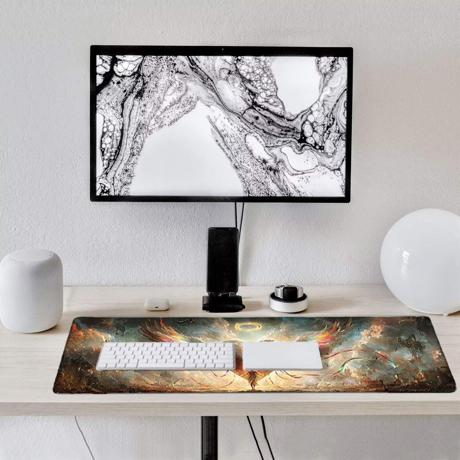 Podkładka pod mysz do gier, 1400 x 600 mm XXL Podkładka pod mysz do gier, duża, antypoślizgowa wodoodporna, rozszerzona długa podkładka pod mysz do klawiatury XXL, akcesoria biurowe, do gier