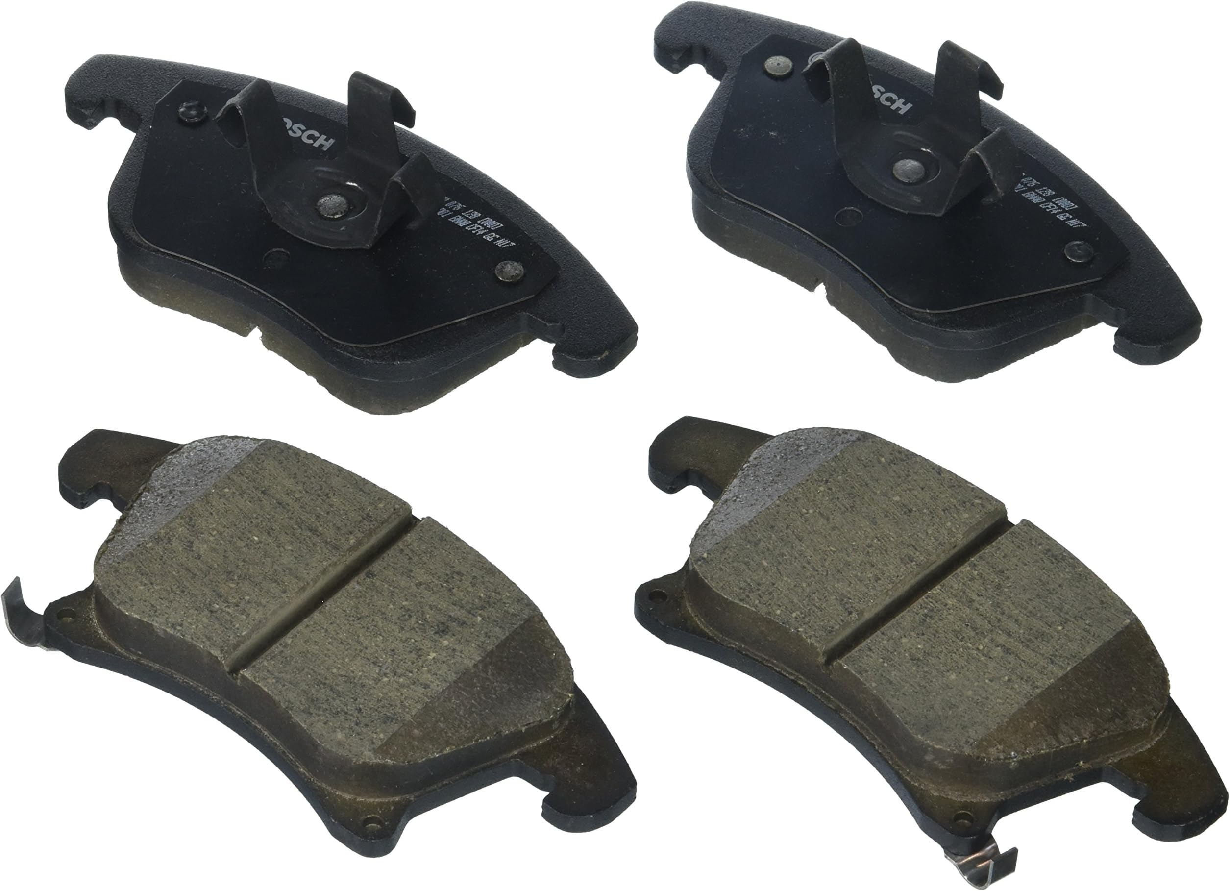BC1653 QuietCast Premium Ceramic Disc Brake Pad Set - Compatible with Select Ford Fusion, Police Responder Hybrid, SSV Plug-in Hybrid; Lincoln MKZ; FRONT