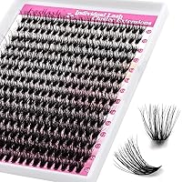 Vista 47 de FADLASH Pegamento de pestañas en racimo negro para extensiones de pestañas DIY, pegamento de pestañas impermeable de secado rápido de 2-3 segundos