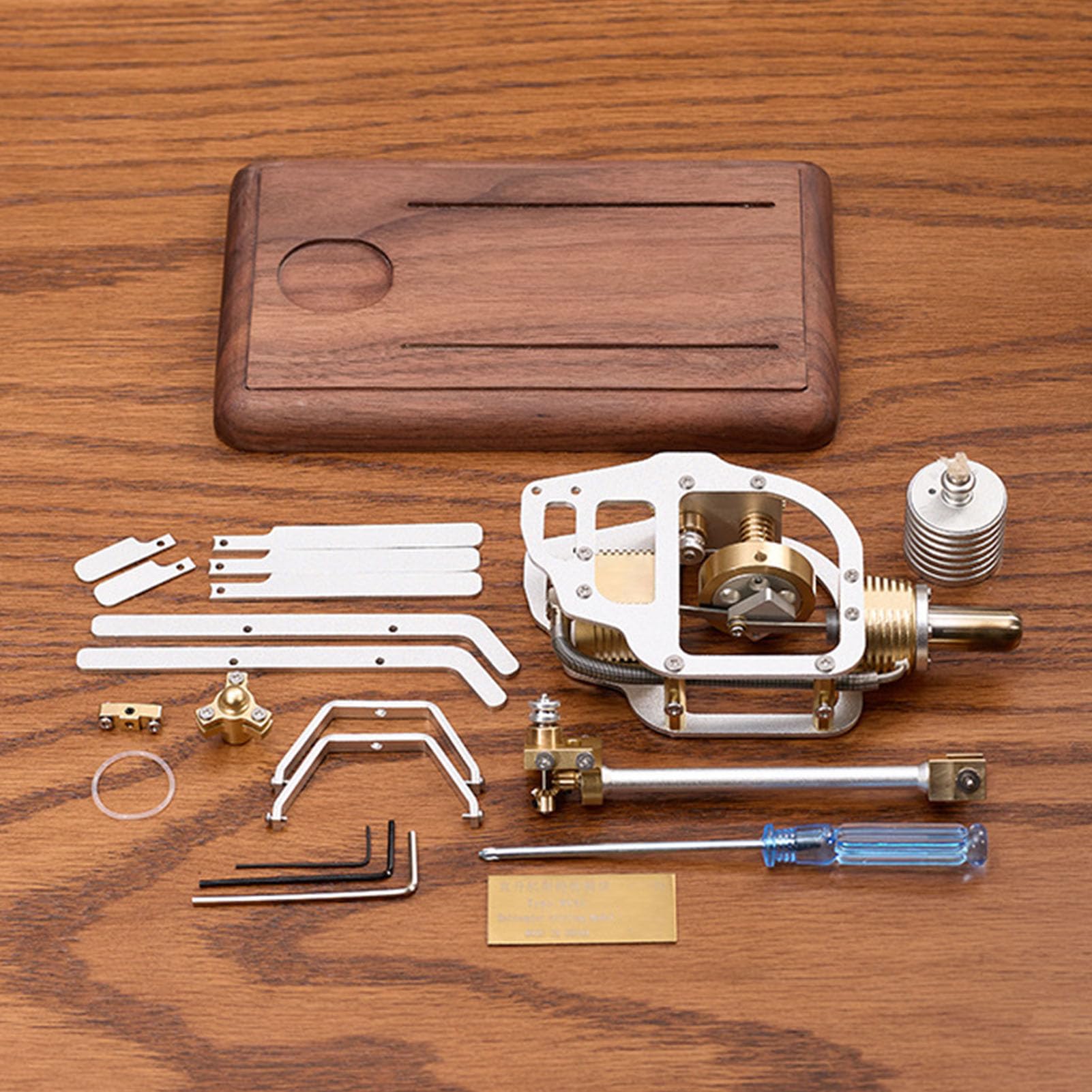 Kit modello elicottero motore Stirling artigianato squisito Tecnologia micromotore Fisica educativa Esperimento scientifico Giocattolo per bambini Progetti scientifici