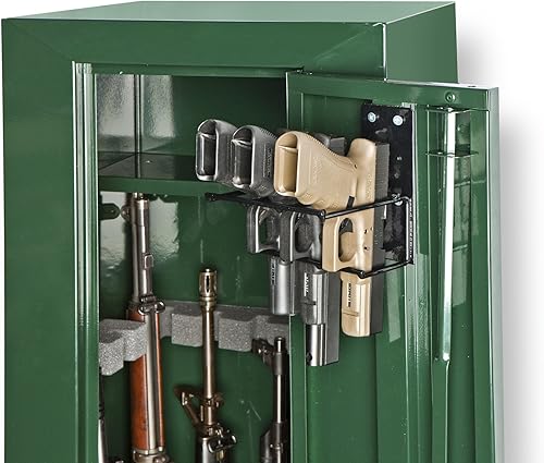 Miniatura 3 de Rack'em Bastidores para armas de montaje en pared, estante seguro para pistolas, ganchos de almacenamiento para armas de fuego para interiores,