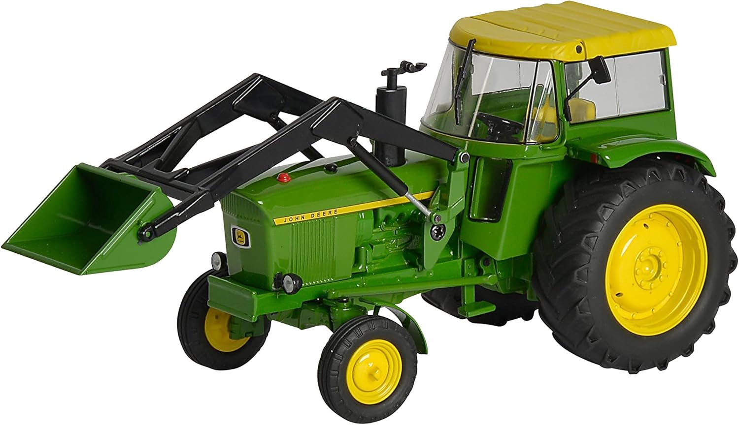 Tracteur Miniature SCHUCO John Deere 7700, échelle 1/32, Modèle SCH7887, Vert Métal/plastique