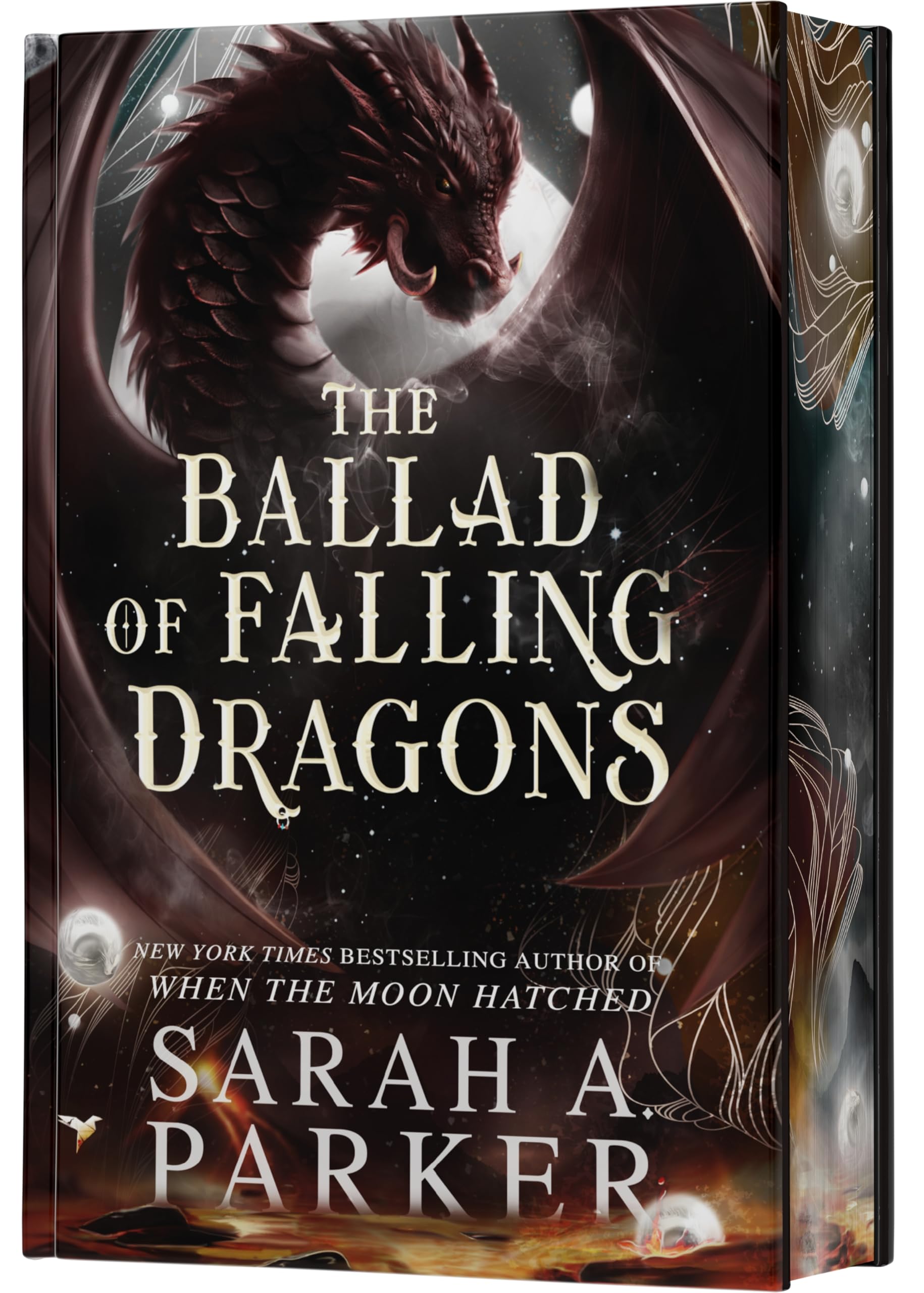Cover of The Ballad of Falling Dragons (Deluxe Limited Edition): A Sequel – A Sweeping Fantasy Romance of Ancient Magic and a Love Worth Dying For (The Moonfall Series, 2)