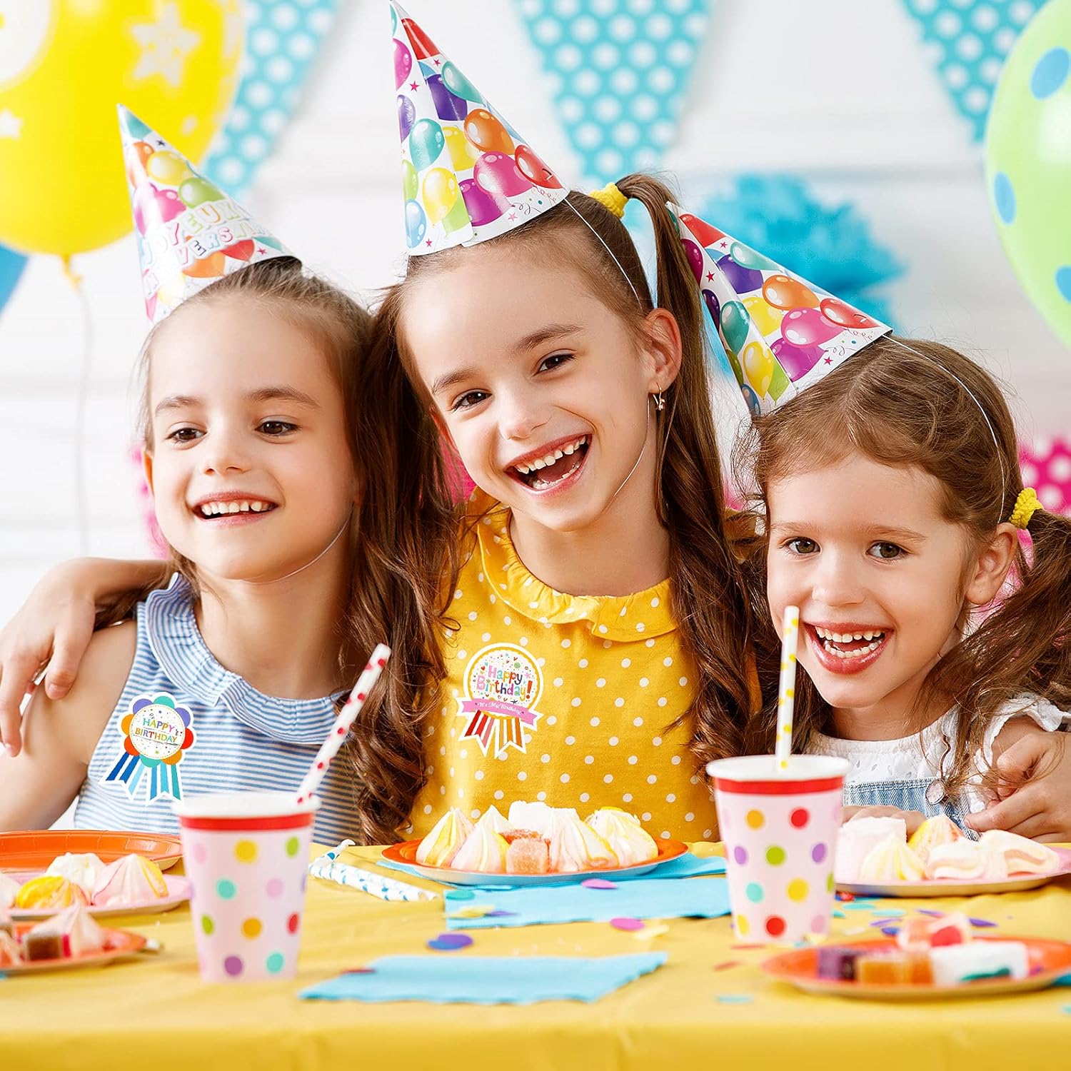 300 Pieces Happy Birthday Stickers It's My Birthday Stickers Birthday Classroom for Kids Classroom Birthday Gifts Party Decoration : Toys & Games