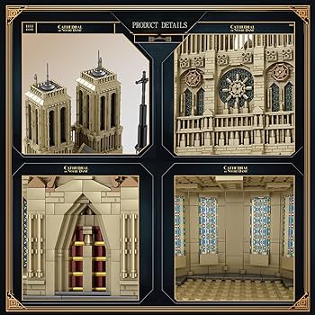 Amazon.com: Reobrix Architecture Notre-Dame de Paris Building Set Amazon.com: Reobrix Architecture Notre-Dame de Paris Building Set