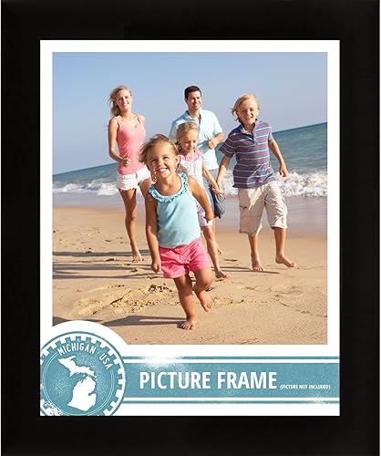 Miniatura 3 de Marco de fotos Craig Frames, acabado liso, 2,5cm de ancho, de conglomerado de madera