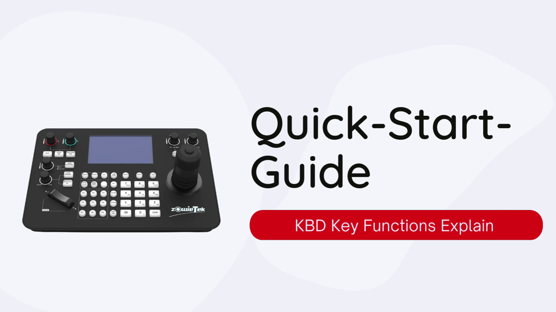 Amazon.com: Zowietek PTZ Controller 7D Joystick, ZowieKBD, HDMI