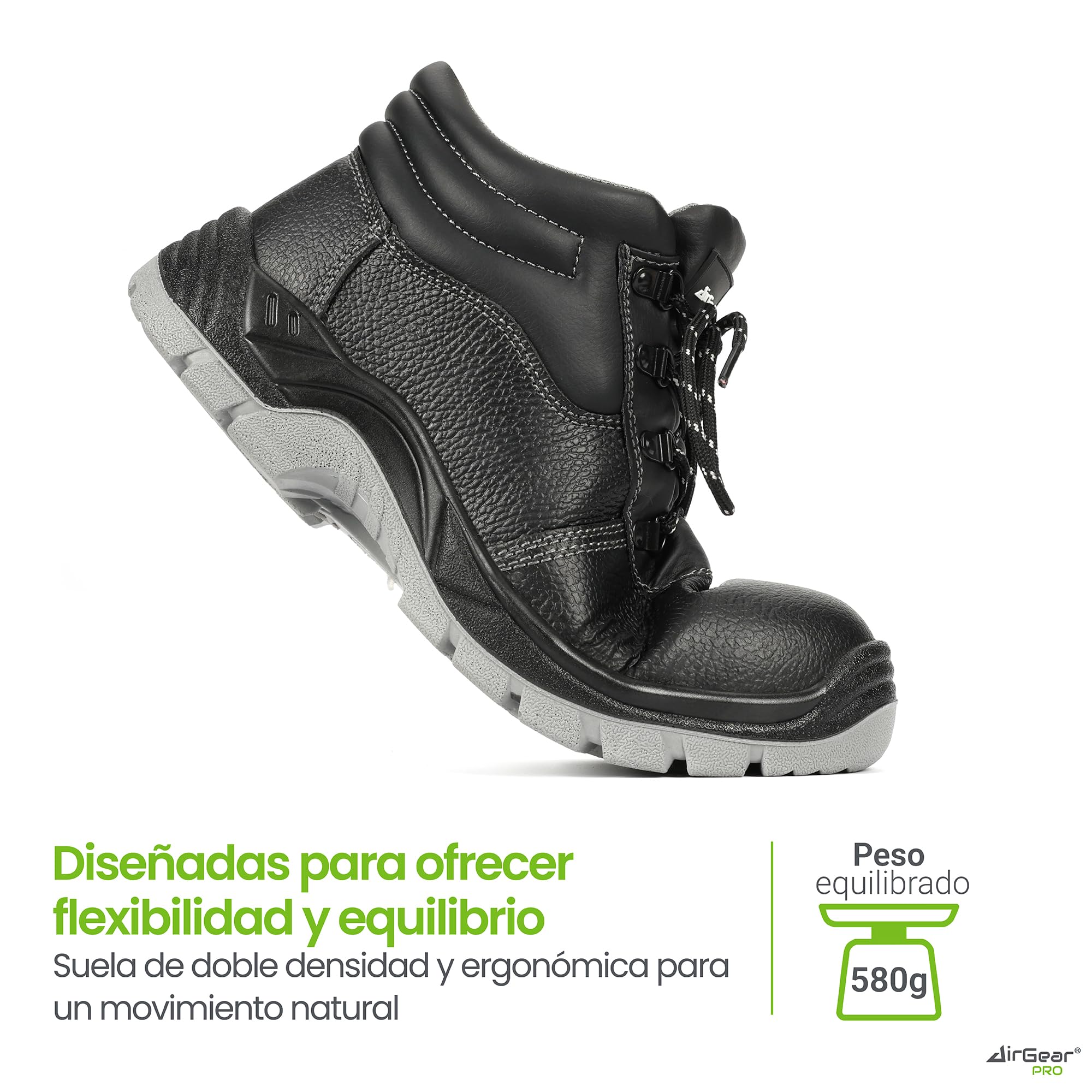 Calzado de Seguridad S3 SRC para Hombre y Mujer – Punta de Acero, Suela Anti perforación, Antideslizantes, Transpirables, Botas de Trabajo para construcción, Industria y oficios