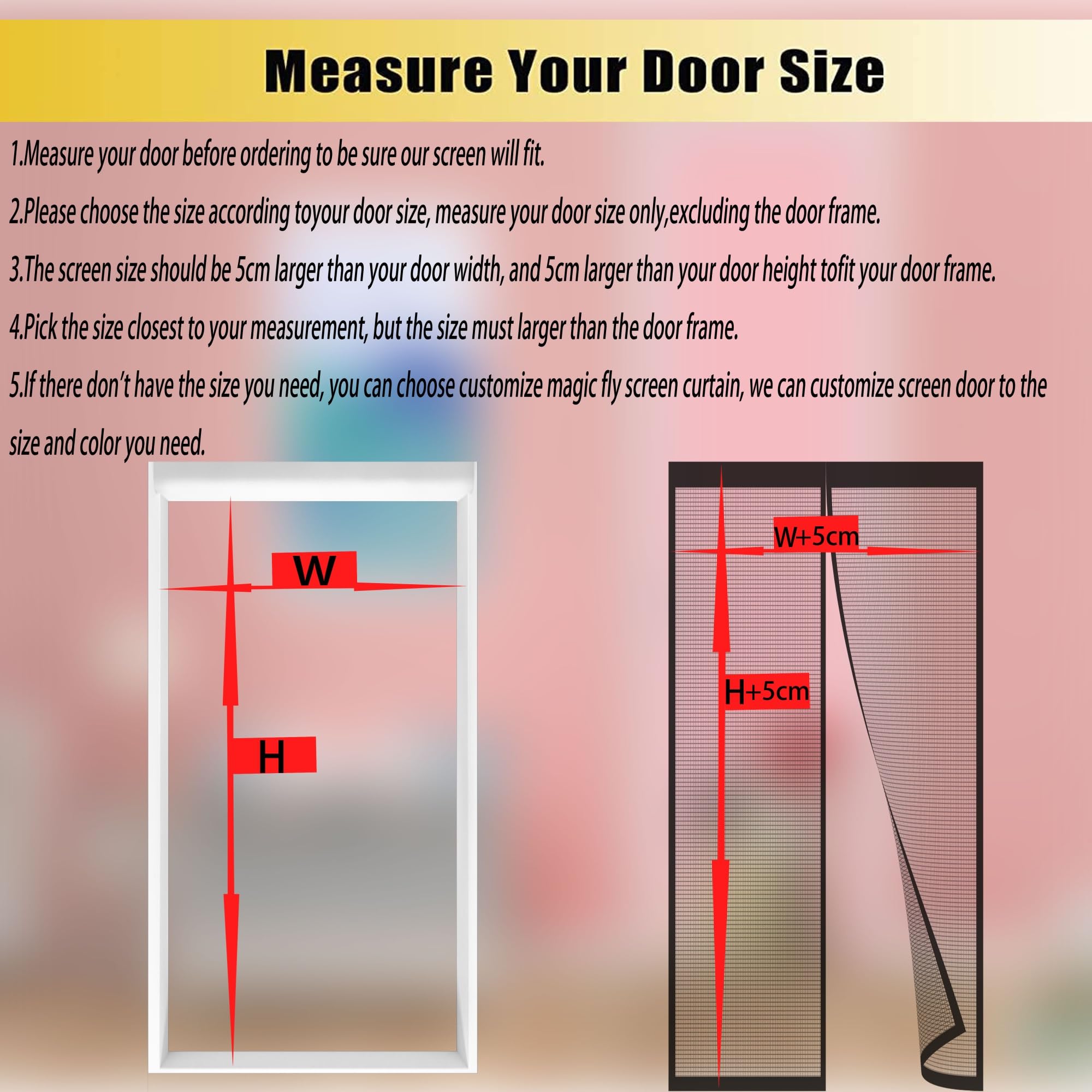 Mosquiteras para puertas,275x260cm Mosquitero de Ventana,Mosquitero para Ventana con Cinta Adhesiva,Cinta Mágica,Mallas para Ventanas de Casa,Dormitorio,Balcón Negro