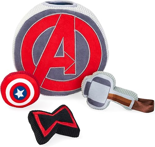 ZippyPaws Marvel Rope Plush - Juguete masticable duradero para perros, juguete de peluche 2 en 1 para masticadores agresivos, Spider-Man