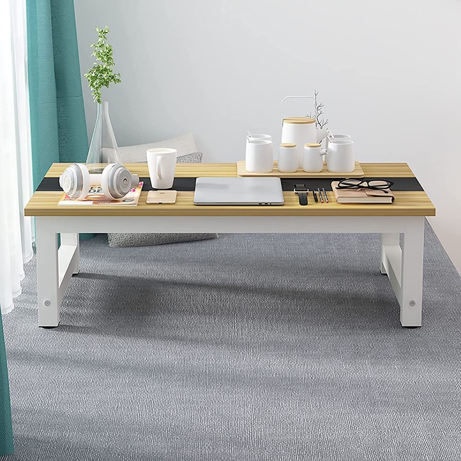 Amazon｜コーヒーテーブル、リビングルーム日本式ローテーブル、ソファ