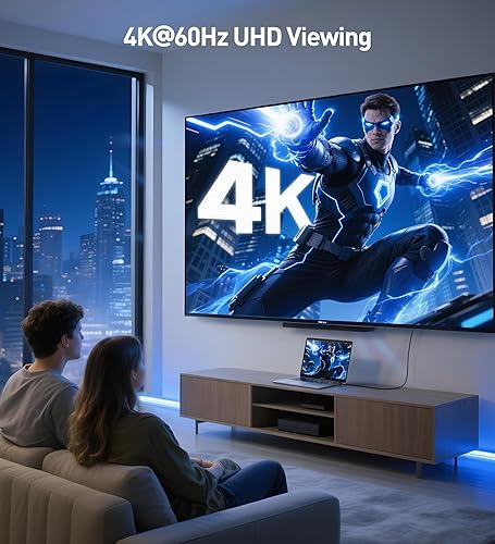 Miniatura 3 de Cables HDMI de alta velocidad de Cable Matters, chapados en oro, compatible con resolución 3D y 4K (paquete de 3)