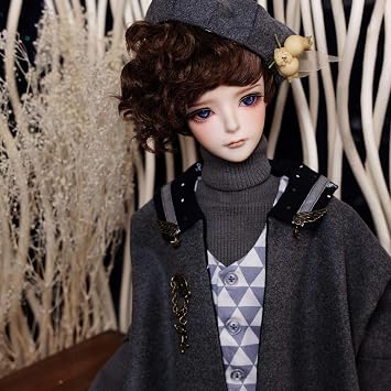 1/323.6in Handsome BJD Boy Doll 60cm Sphere Joint Doll Handmade Fashion SD Doll DIY Toys Clothes Shoes Wig Makeup for Birthday Gift