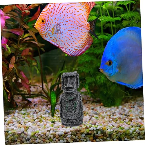 Miniatura 6 de balacoo Escultura de pecera, adornos de resina, decoración de estatua de piedra, adornos de paisaje para mascotas, pecera, acuario, decoración de