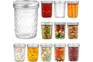 YEBODA 16 oz Canning Jars: Wide Mouth Versatility in a Pack of 12