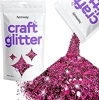 Vista 51 de Hemway Craft Glitter - Escamas de lentejuelas metálicas de varios tamaños para manualidades de resina y epoxi, suministros para vasos, tarjetas